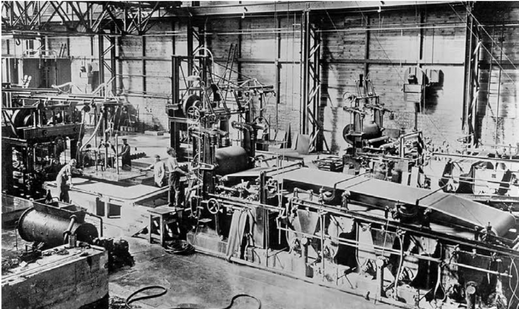 Eternit Asbestos facility in the 1960s